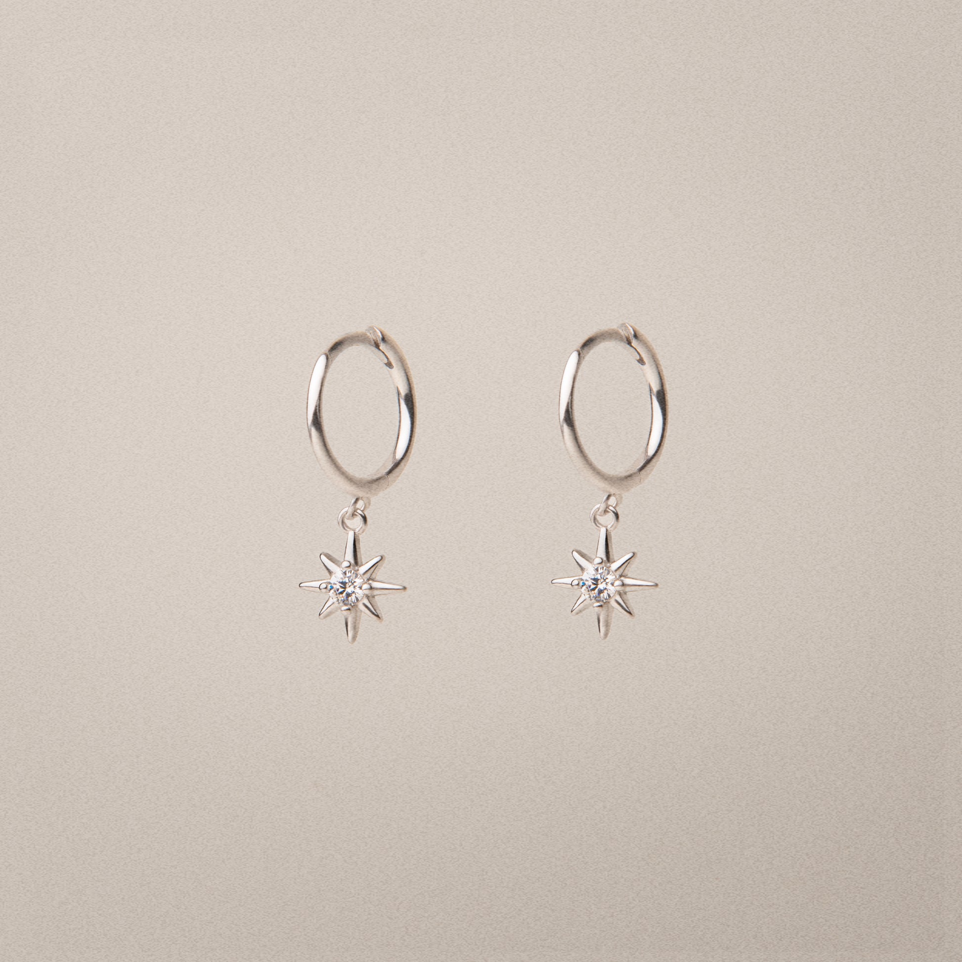 silver earrings