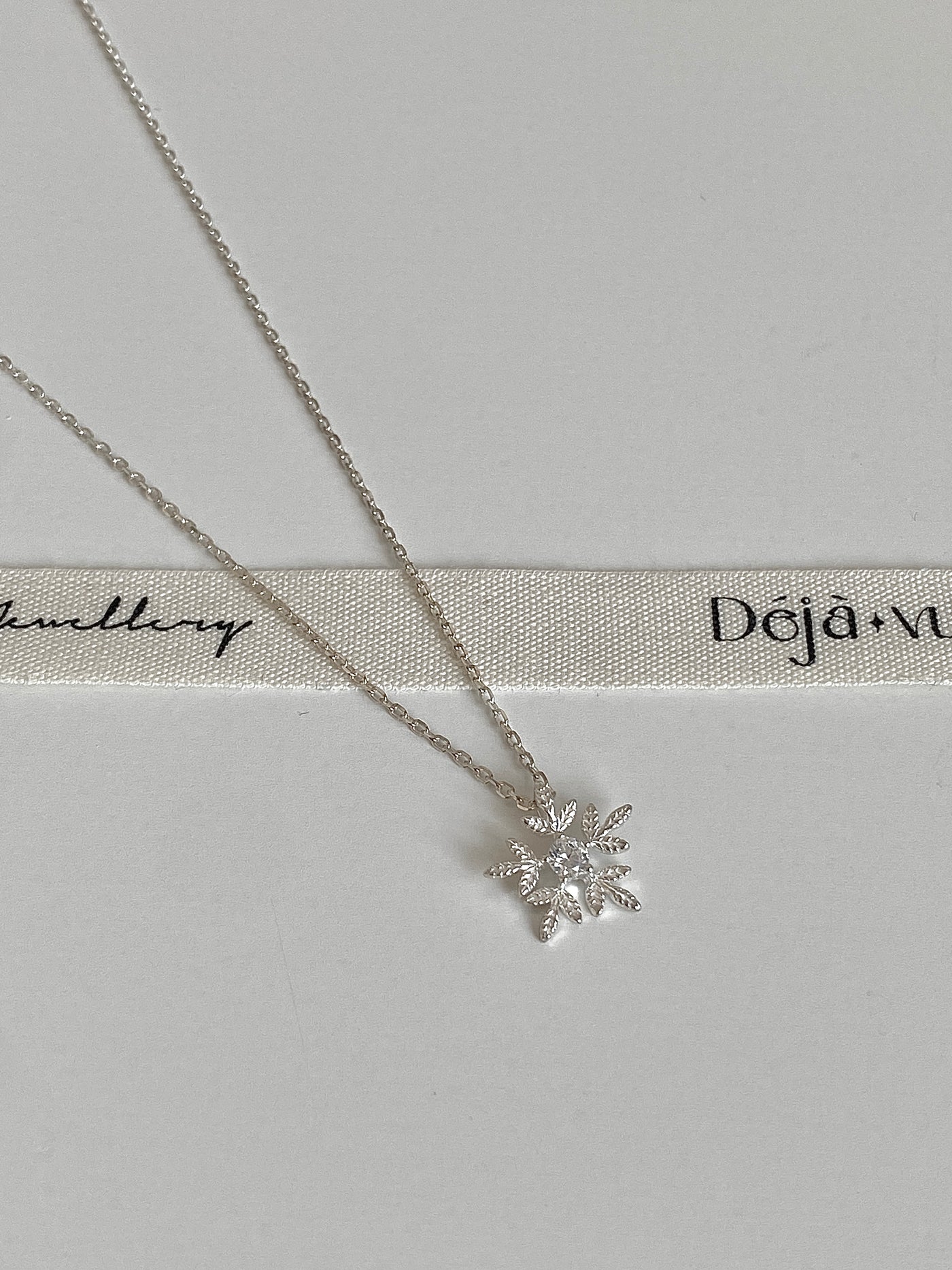 Eternal Winter's Whisper Snowflake Necklace