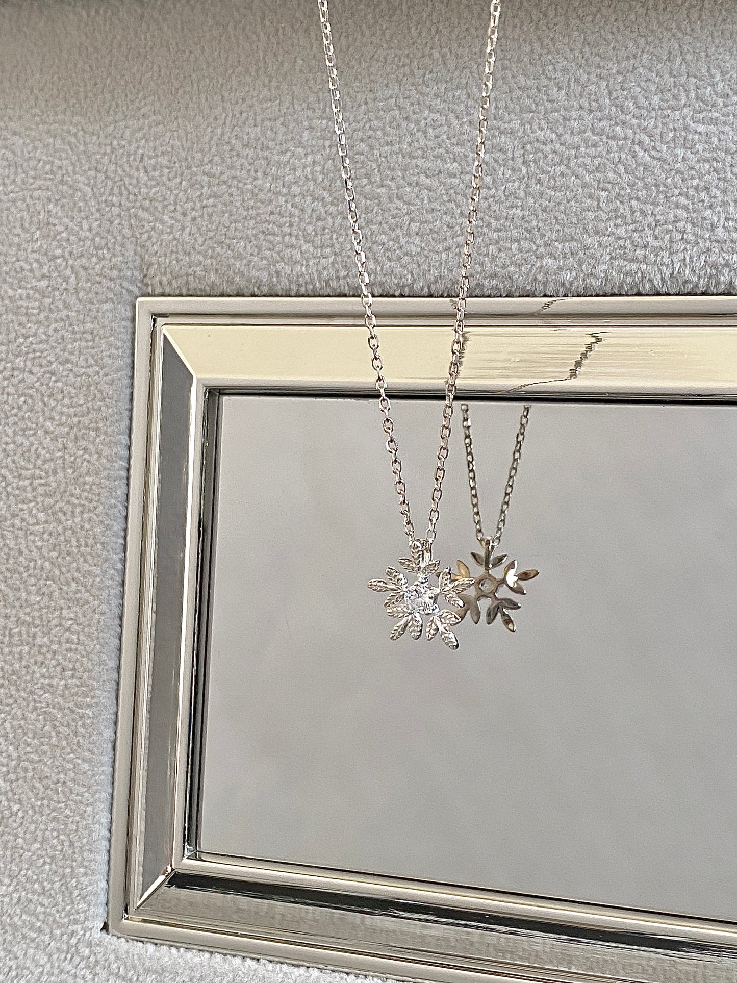 Eternal Winter's Whisper Snowflake Necklace