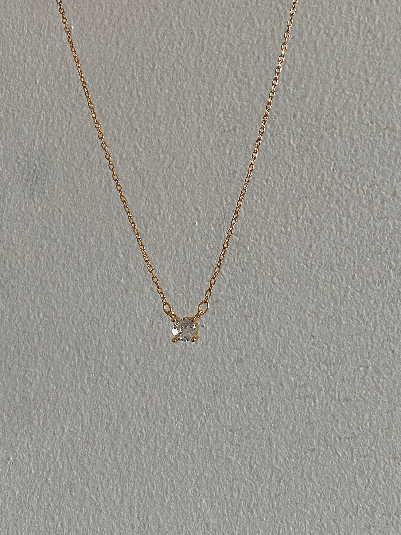 solitaire necklace