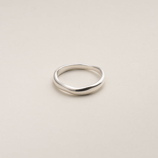 Minimalist Architect's Muse Sterling Silver Ring