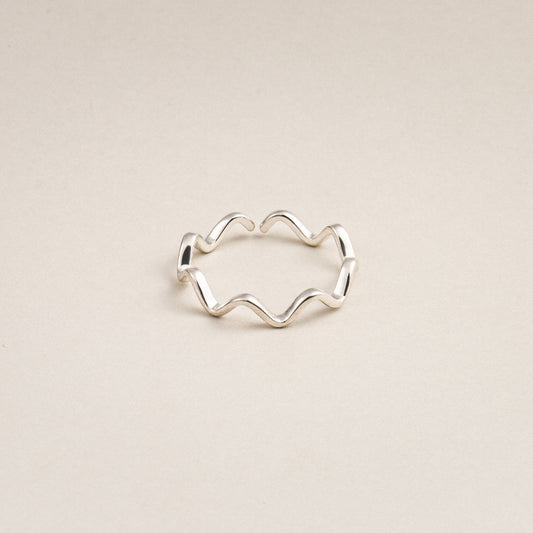 Eternal Wave Sterling Silver Ring