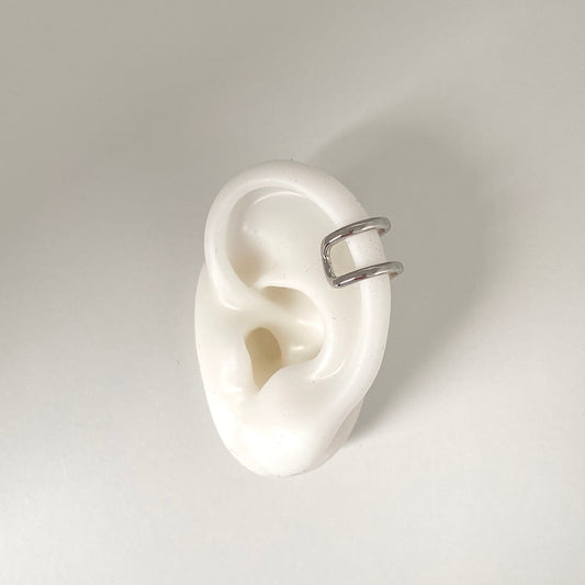 Parallel Harmony S925 Silver Ear Cuff