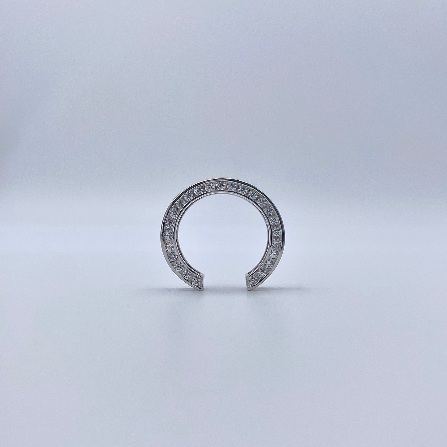 Glimmer Curve Chunky S925 Silver Ring