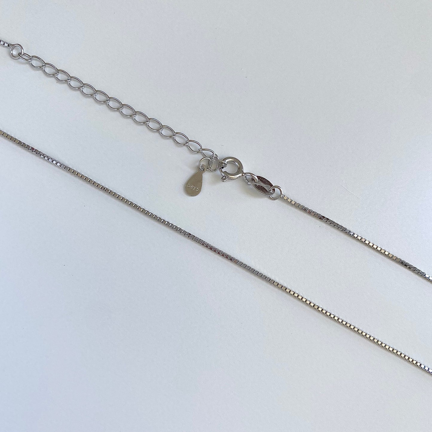 Essential S925 Silver Box Chain Necklace