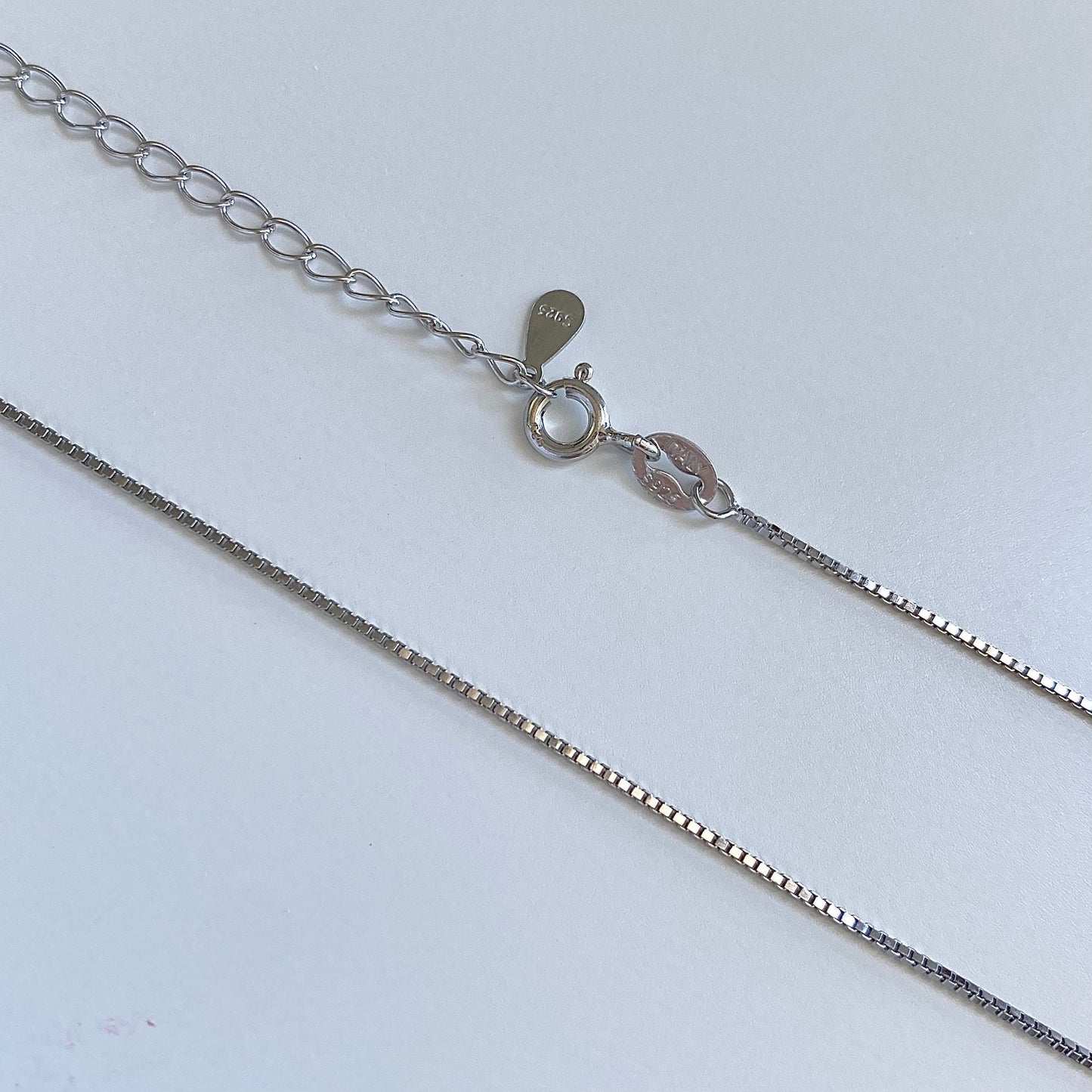 Essential S925 Silver Box Chain Necklace