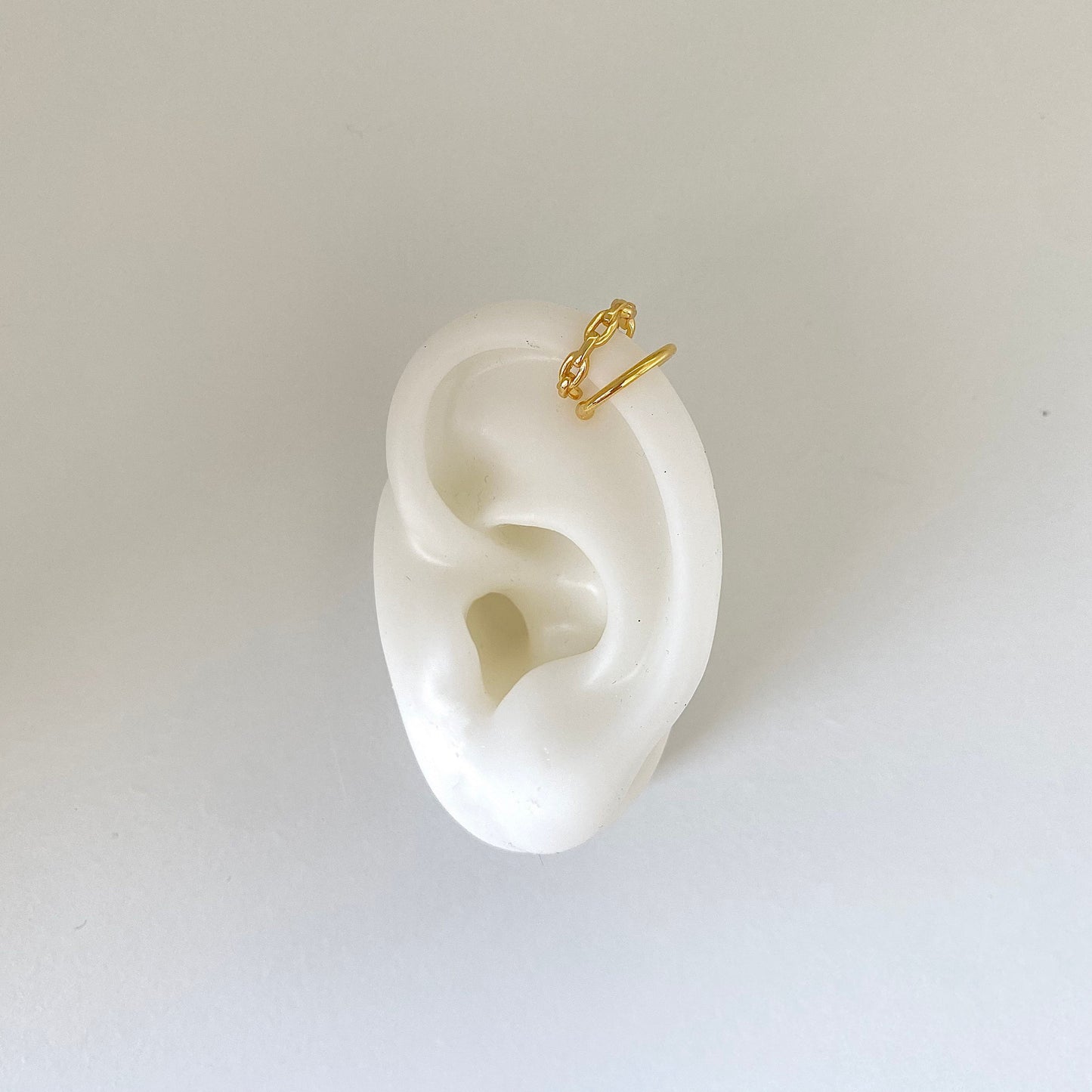 Set Of 3 Gold Dainty Ear Cuff No Piercing