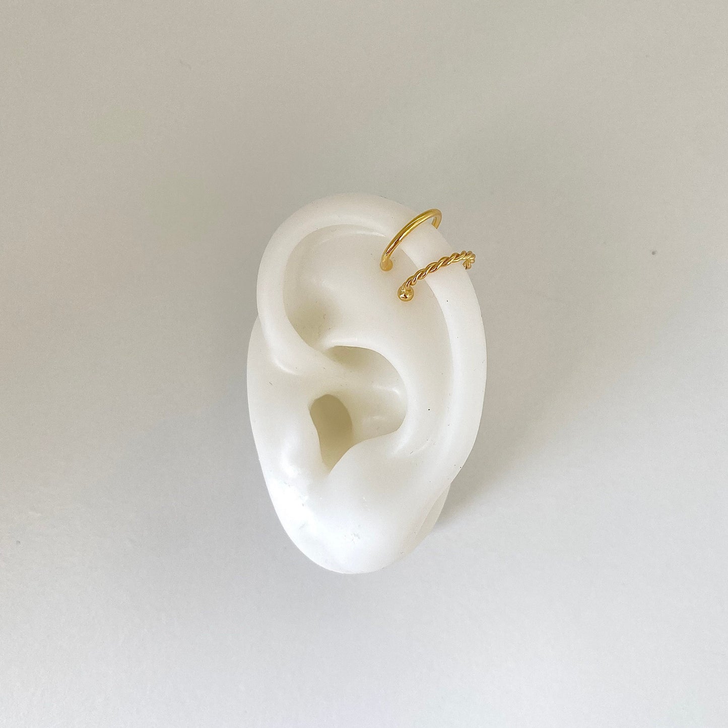 Set Of 3 Gold Dainty Ear Cuff No Piercing