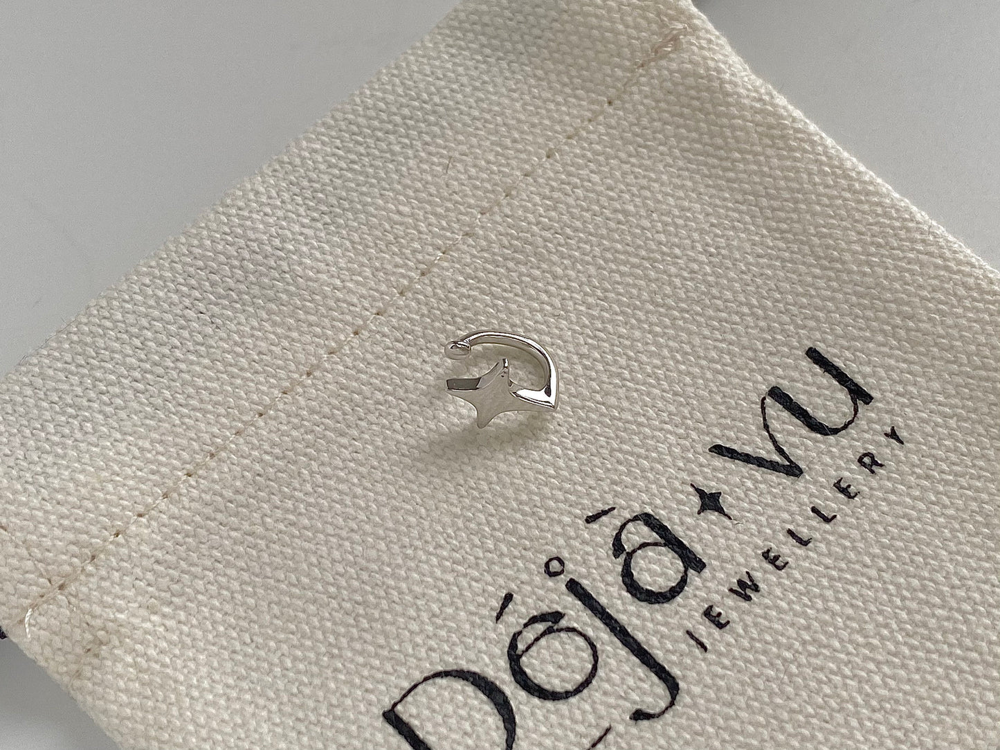 Dainty S925 Silver Starbeam Ear Cuff