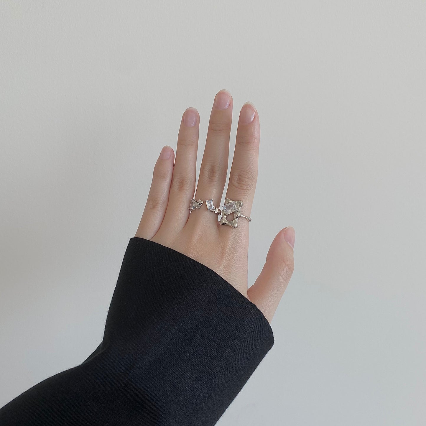 Geometric Muse S925 Silver Ring