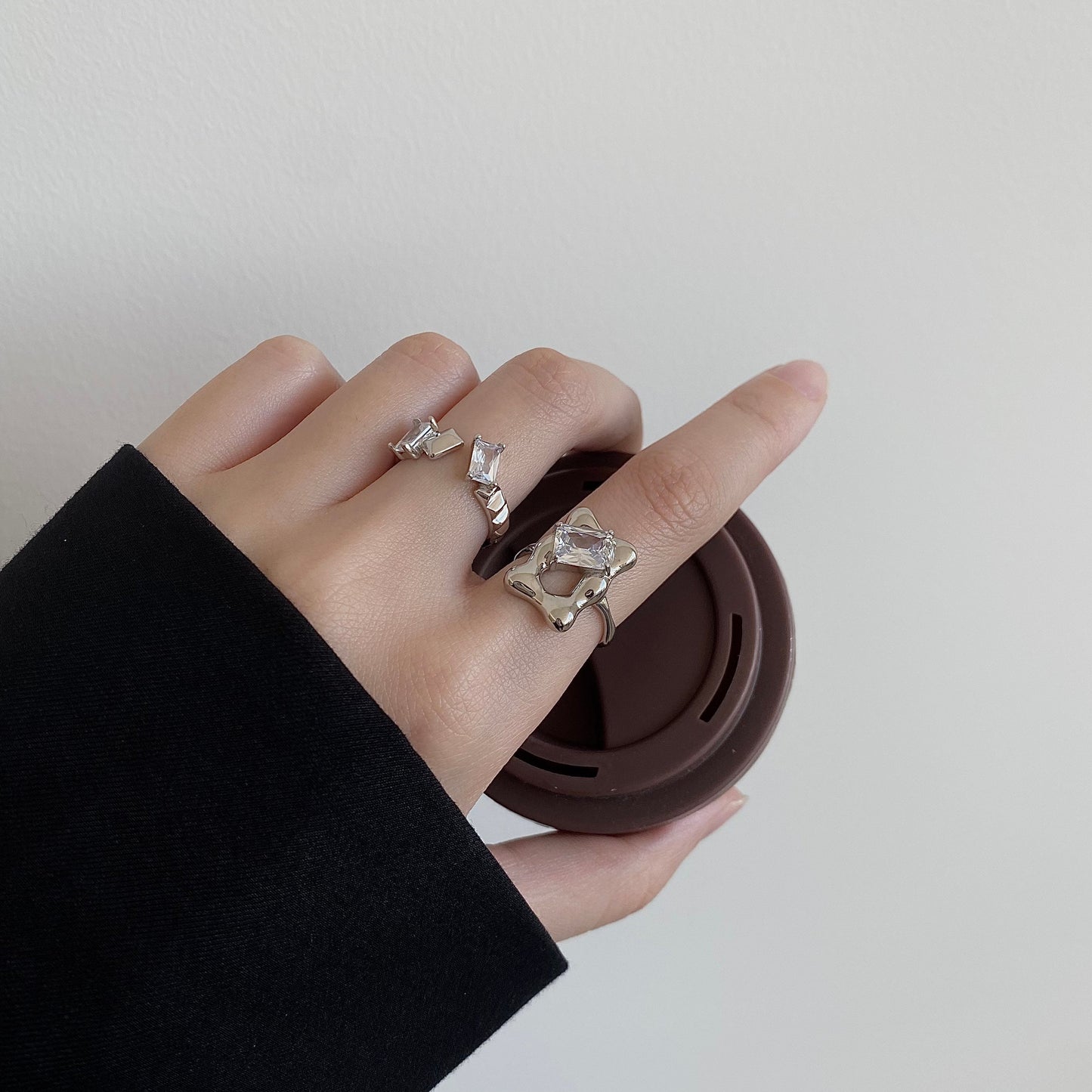 Geometric Muse S925 Silver Ring